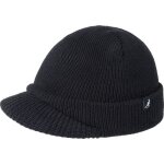 Bonnet kangol sliced peak - black - tu