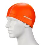 Bonnet de natation - speedo - pace cap - orange - ajustement supérieur - design hydrodynamique Bonnet de natation - speedo - pace cap - orange - ajustement supérieur - design hydrodynamique
