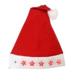 Bonnet noel lumineux avec étoiles clignotantes Bonnet noel lumineux avec étoiles clignotantes