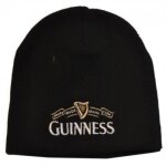 Bonnet noir guinness pour homme - guinness - bonnet - 100% acrylique - adulte - homme - automne / hiver ...