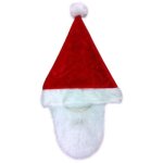 Bonnet du p�re no�l avec sa barbe