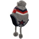 Bonnet pruvien - cars disney - gris - 100% polyester - taille unique - enfant 2 / 4 ans