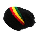 Bonnet rasta noir rouge jaune et vert keep