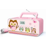 Boombox lecteur cd / mp3 muse m - 29 kp - num�rique fm / mw pll - lcd - rose