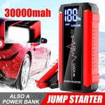 Booster batterie - moohop - 1200a - 30000mah - d�marreur voiture 12v - universel noir