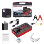 Booster batterie voiture - prumya - 9800mah - 5000a - tanche - lampe torche led 1w