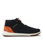 Boots caterpillar quest mid en cuir noir pour homme - lacets et tige moyenne