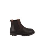 Boots chelsea en cuir marron avec semelle crante - pataugas - vitus / w f4h
