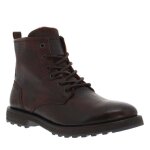 Boots cuir - homme - marron - fermeture zippe - doublure en feutrine
