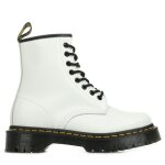 Boots dr martens 1460 bex - blanc - cuir - lacets - femme - automne hiver 2021