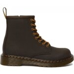Boots dr martens 1460 junior marron - cuir - fermeture  glissire - mixte