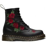 Boots dr martens 1460 vonda noir - femme - lacets