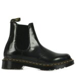 Boots dr martens 2976 - femme - noir - cuir - compens - automne hiver 2020
