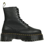 Boots dr martens jadon iii - femme - noir - cuir - compens - fermeture clair