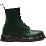 Boots - dr martens - smooth - cuir - vert - 8 trous de la�age - semelle � coussin dair