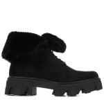 Boots femme - les petites bombes evona - noir - talon 5cm - intrieur fourr