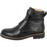 Boots homme  lacets en cuir noir - marque - modle - adulte - cuir