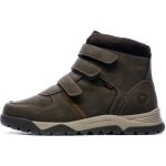 Boots homme - relife jolscryn - marron - tige synthtique - chaussures  scratchs - doublure chaude