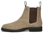Boots homme - sebago - chelsea suede polaris - cuir - beige Boots homme - sebago - chelsea suede polaris - cuir - beige