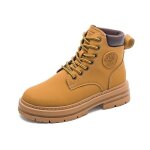 Boots homme - simili cuir - doux et confortable - respirante - antidrapante - couleur unie - kaki - ...