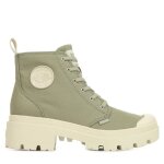 Boots - palladium - pallabase twill - kaki - coton - talon large Boots - palladium - pallabase twill - kaki - coton - talon large