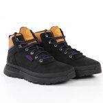 Boots timberland field trekker noir homme - cuir - lacets - hauteur de la tige moyenne