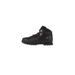 Boots timberland euro rock hiker junior - noir - cuir - lacets - mixte - enfant