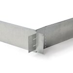 Bordures de jardin flexible en acier galvanis - 5 x 1m