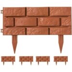 Bordures de jardin imitation brique - vendu par 4