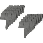 Bordures de jardin imitation pierre - lot de 80
