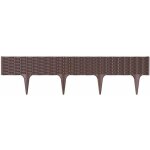 Bordure de jardin palissade - prosperplast - 39 m - marron - résistant aux uv et aux intempéries Bordure de jardin palissade - prosperplast - 39 m - marron - résistant aux uv et aux intempéries