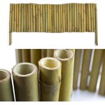 Bordure en bambou 1?m ? d�limitation parterres pelouses et chemins 3 hauteurs 30 x 100 cm
