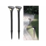 Bornes lumineuses solaires - lunartec - blanc chaud - dtecteur de mouvement - conomie dnergie - led ...