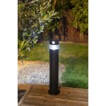 Borne solaire - galix - g4585c - forte clarte - inox avec d�tecteur - h50 cm - 150 lumens