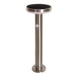 Borne solaire stella hauteur 50cm rond sur pic avec d�tecteur - prlumsol3 - p50 - ribiland