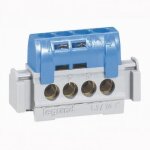 Bornier isol� - legrand - 4x1. 5 � 16 mm� - bleu - conforme � la norme iec 60998 - 2 - 2 - int�rieur