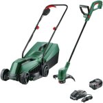 Bosch pack 18v tondeuse easymower + coupe - bordures easygrasscut + x1 batterie 40 ah et chargeur Bosch pack 18v tondeuse easymower + coupe - bordures easygrasscut + x1 batterie 40 ah et chargeur