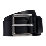 Boss ceinture noir en cuir pour homme - joris sz40 leather belt 271936