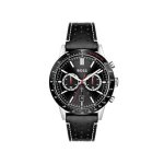 Montre - boss - 1513920 - analogique - quartz - cuir noir