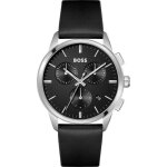 Boss homme analogique quartz montre collection dapper avec bracelet en cuir 1513925