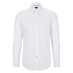Boss hommes h - hank - kent - c1 - 214 chemise slim fit en popeline de coton facile à repasser Boss hommes h - hank - kent - c1 - 214 chemise slim fit en popeline de coton facile à repasser