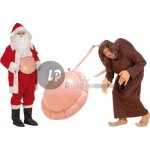 Bosse gonflable pour dguisement de pre nol ou de bossu - rouge - adulte - intrieur - plastique