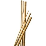 Botte de 4 tuteurs h150cm en bambou naturel 12 - 14mm