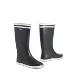 Bottes - aigle - goeland 2 - caoutchouc - marine / blanc - homme