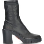 Bottes art berna - noir - cuir - talon aiguille 9cm - fermeture zip