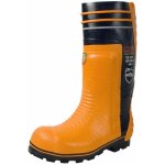 Bottes en caoutchouc anti - coupure - marque - taille 42 - orange - homme - caoutchouc