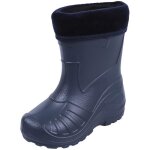 Bottes en caoutchouc pour enfant - bleu - tige basse - insert isolant amovible