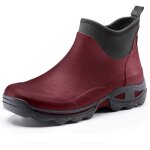 Bottes en caoutchouc rouchette clean femme - rouge - taille 37