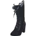 Bottes carrées mi - mollet pour femmes de la marque lukcolor en couleur noire Bottes carrées mi - mollet pour femmes de la marque lukcolor en couleur noire