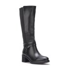 Bottes cavalires - la modeuse - bride noue - simili cuir - haute - zip intrieur